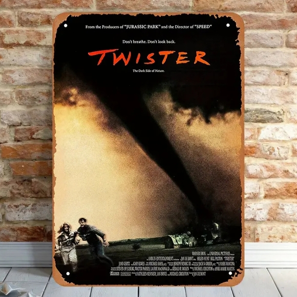 Twister Movie Aluminum Decorative Sign - Picture 2 of 5